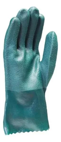 LUVA PVC 26 CM C/ FORRO VERDE CA. 12.767