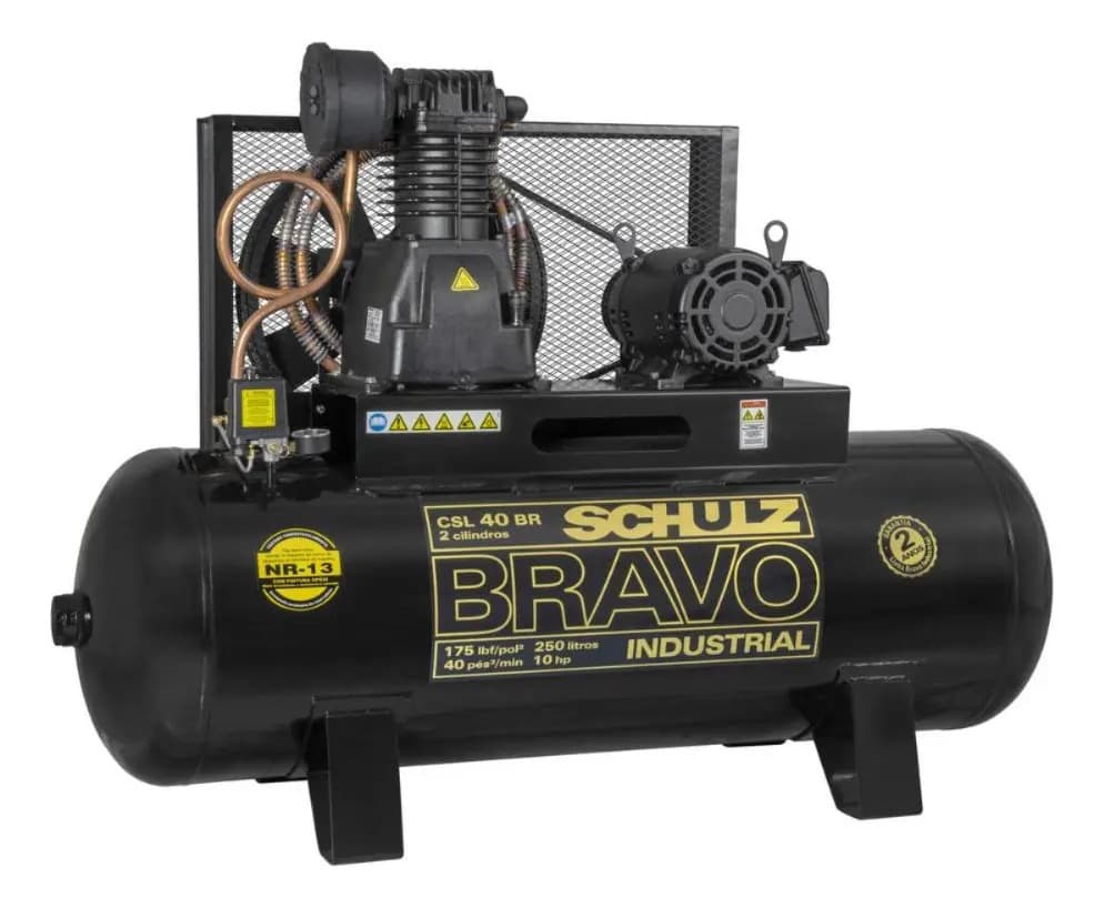 COMPRESSOR DE AR CSL40BRAVO/250 135A175 10CV 2P 220/380V