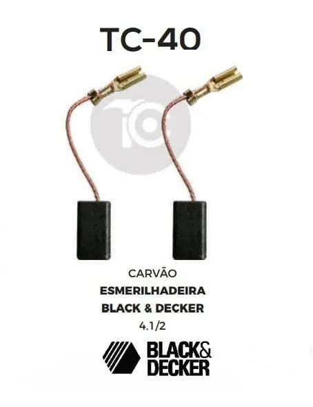 ESCOVA DE CARVAO C397 P/ ESMERILHAD. BLACK DECKER