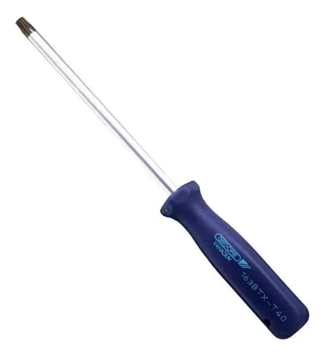 CHAVE TORX RETA C/CABO 163BTX-T40 GEDORE