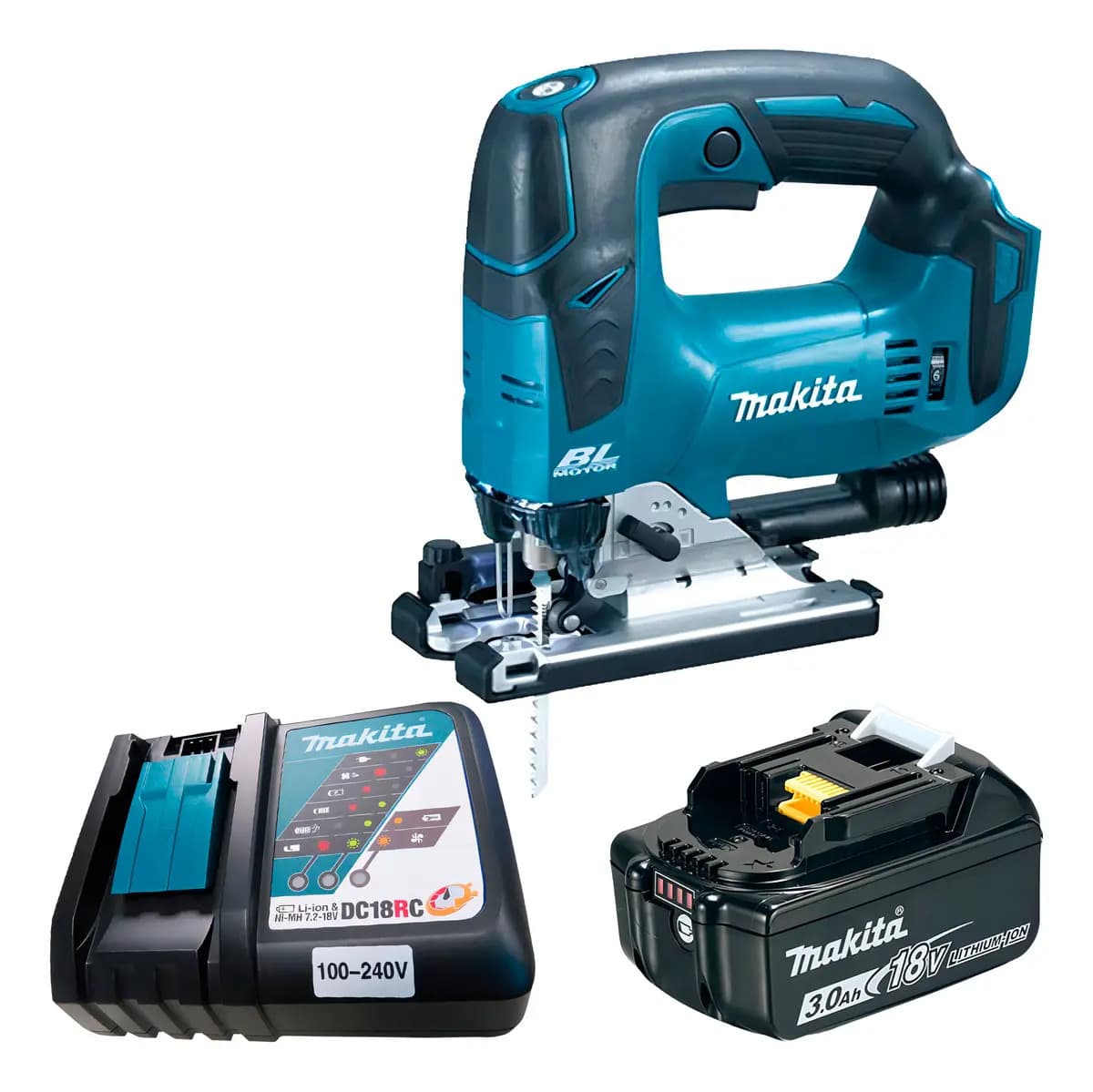 SERRA TICO-TICO +BAT.DC18RC +BL1830B DJV182Z MAKITA — imagem 1