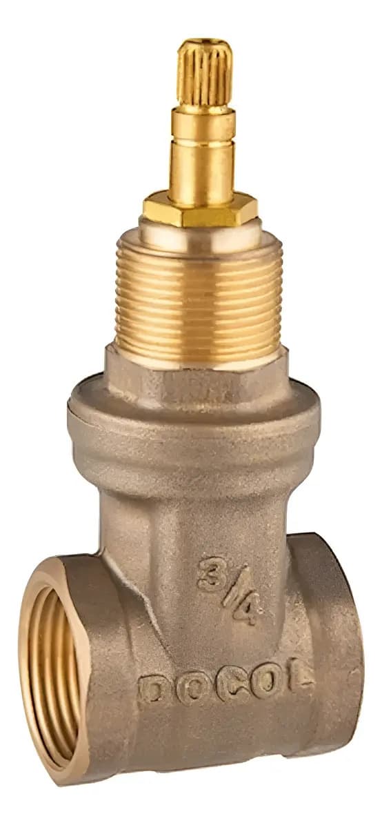REGISTRO GAVETA BRONZE 4" NIPEL — imagem 1