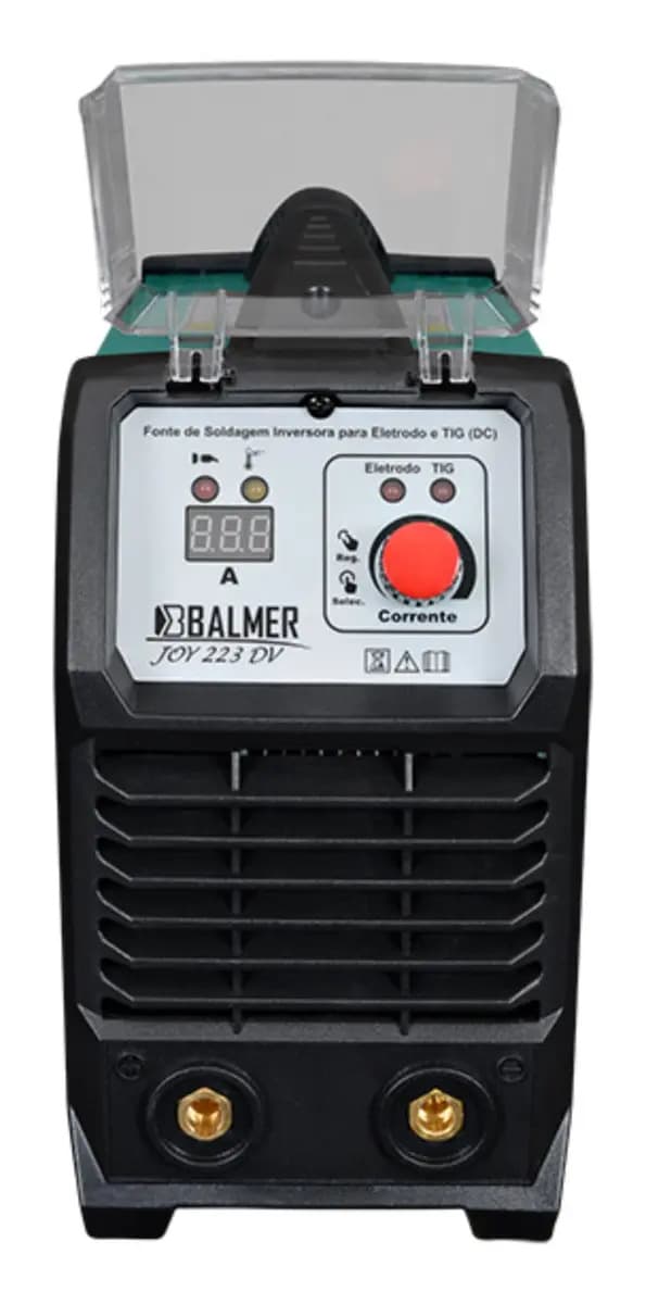 MAQUINA DE SOLDA INV. MMA/TIG JOY 223 DV 10-200A 220V BALMER — imagem 1