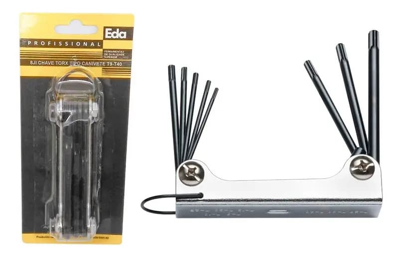 JG CHAVE TORX 8 PÇS T09 A T40
