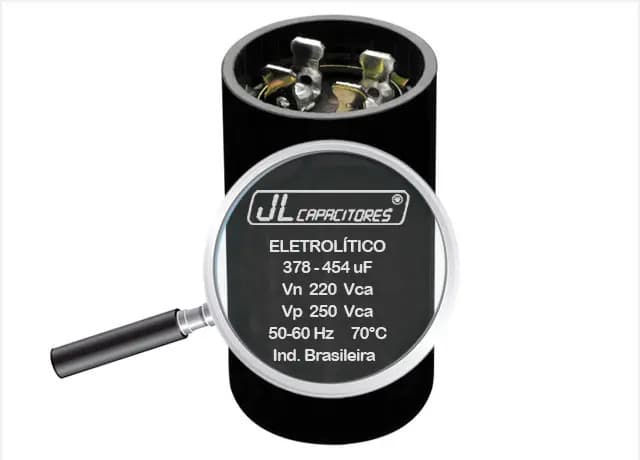 CAPACITOR ELETRONICO 378 - 454 - 220V — imagem 1
