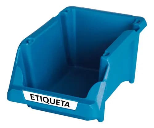 GAVETA PLATICA P/ ESTANTE NR 3 AZUL
