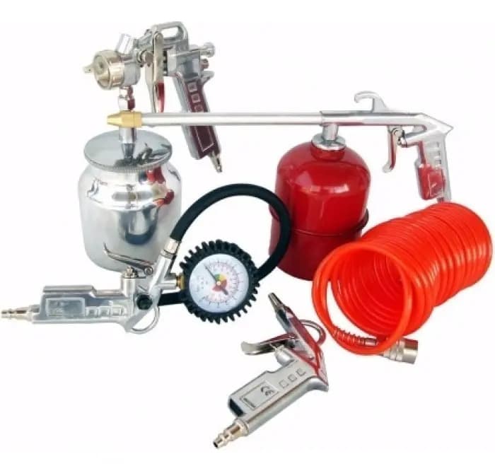KIT DE ACESSORIOS C/5PÇS P/ COMPRESSOR