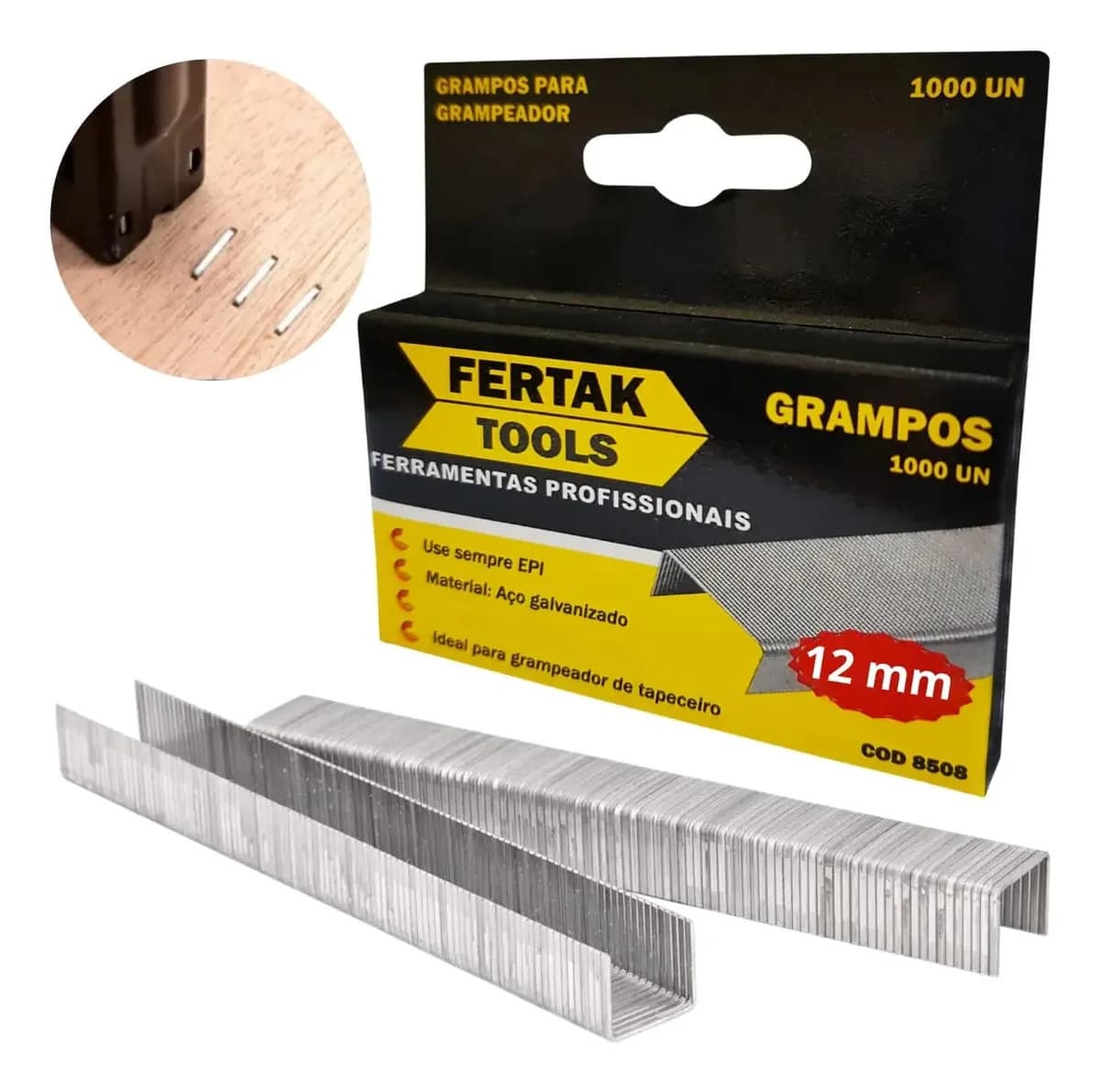 GRAMPO P/G PNEUMA.12MM 8012 C/1000UN