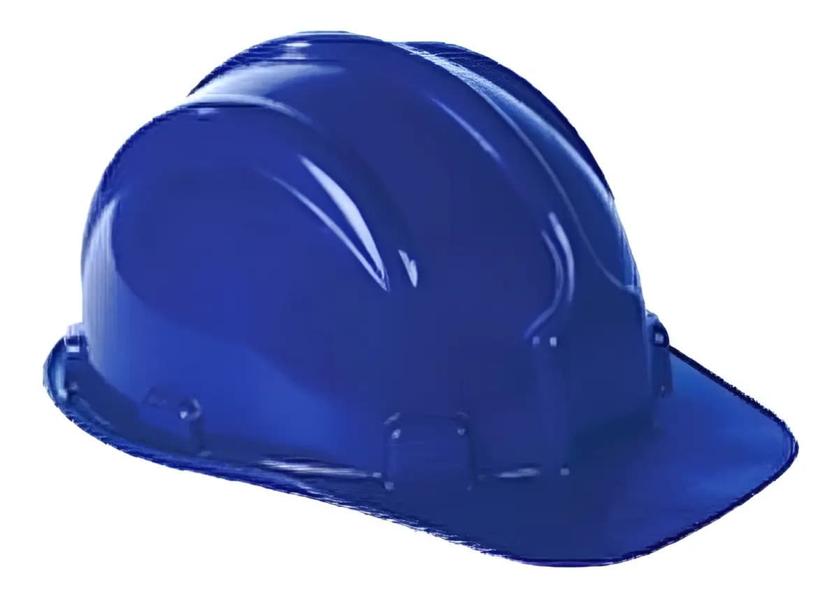 CAPACETE COM ABA FRONTAL AZUL STF-CPCT10200