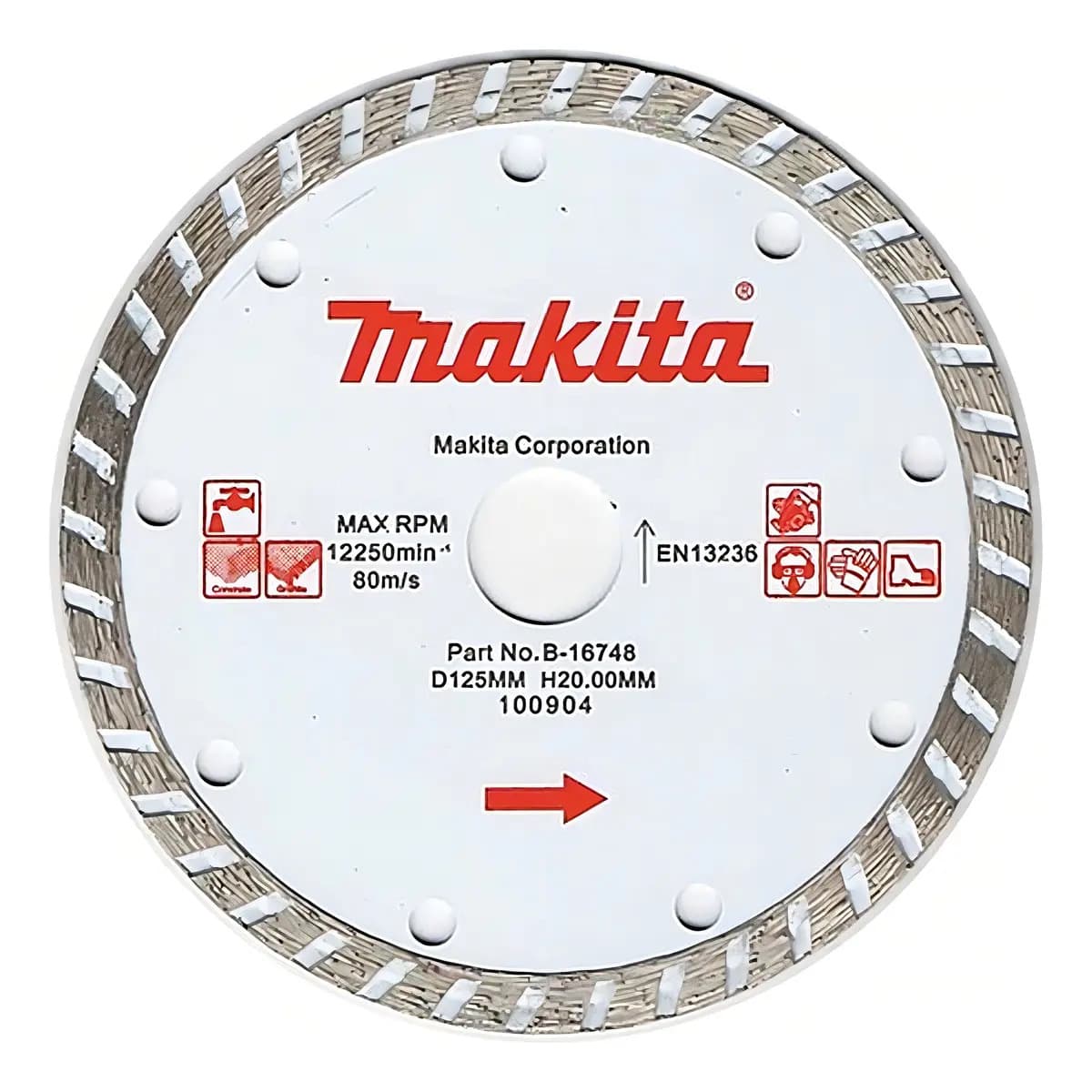 DISCO DIAMANTADO TURBO 105MX20M MAKITA