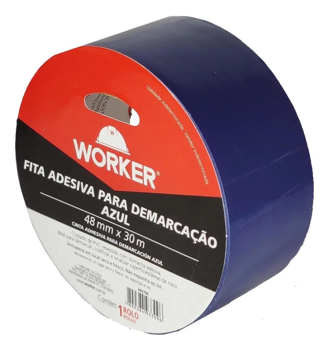 FITA DEMARCACAO SOLO AZUL 50 X 30